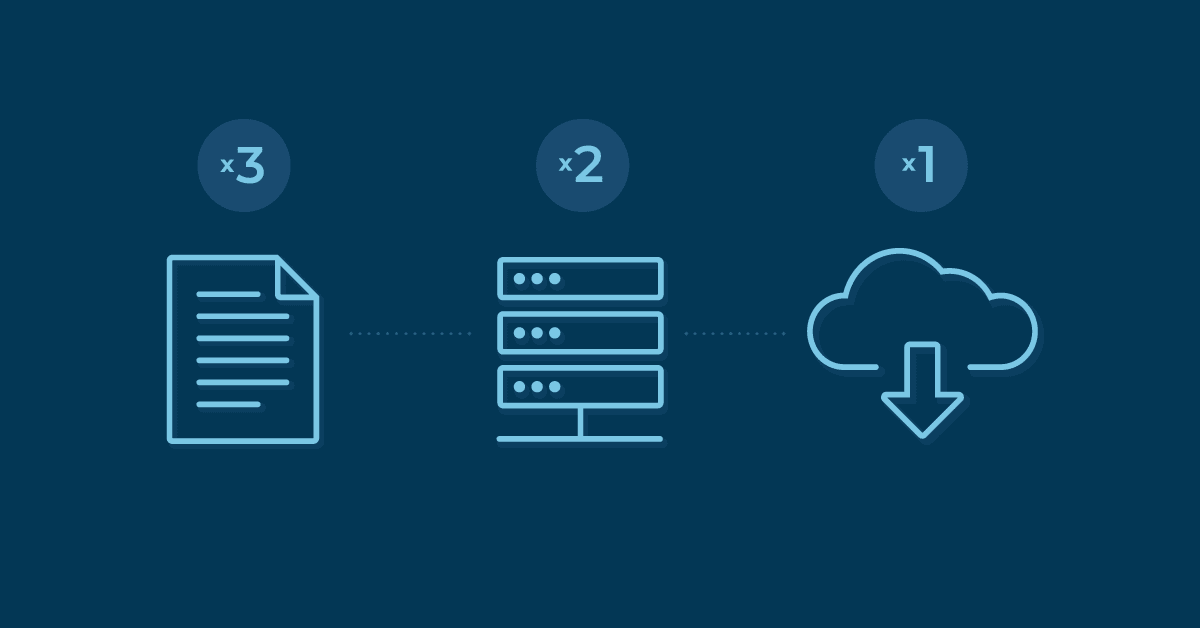 3-2-1 backup rule